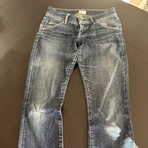 Hudson flap pocket jeans size 27 Beth baby boot cut
